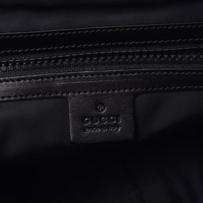 Gucci Techno Canvas GucciGhost Double Buckle Backpack Black New Acquamarine 6 of 8