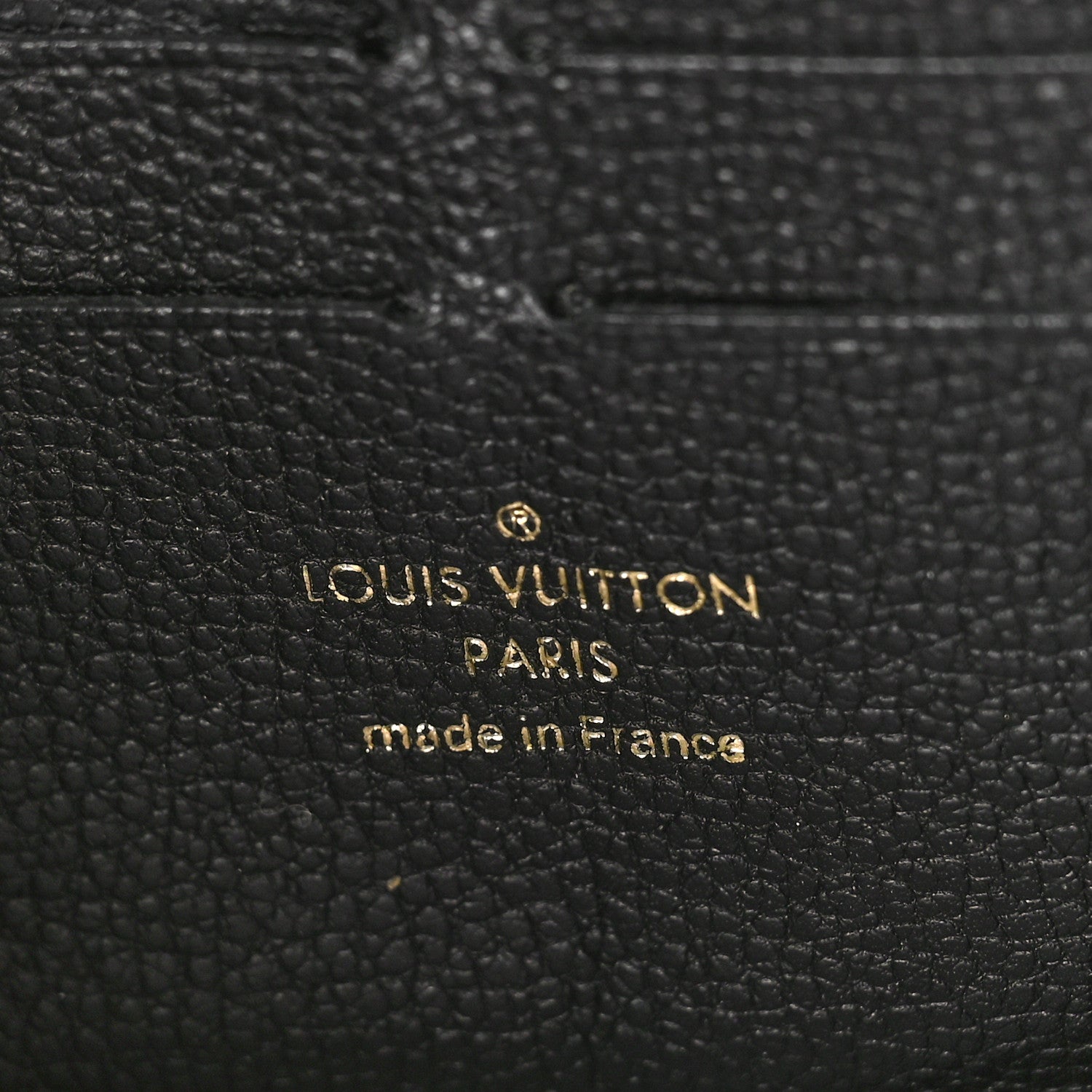 Louis Vuitton Empreinte Zippy Wallet Black 6 of 8