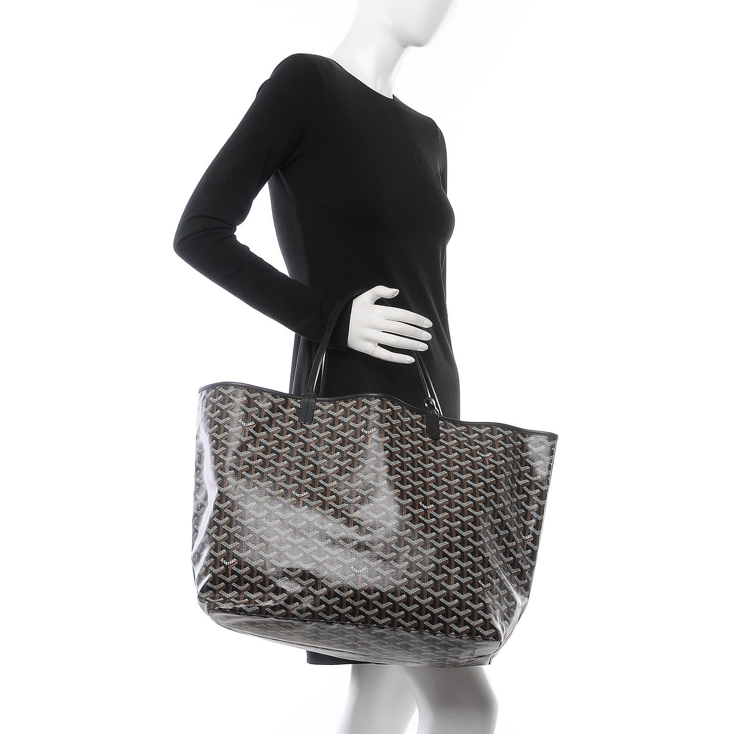 Goyard Goyardine Saint Louis GM Black 2 of 7