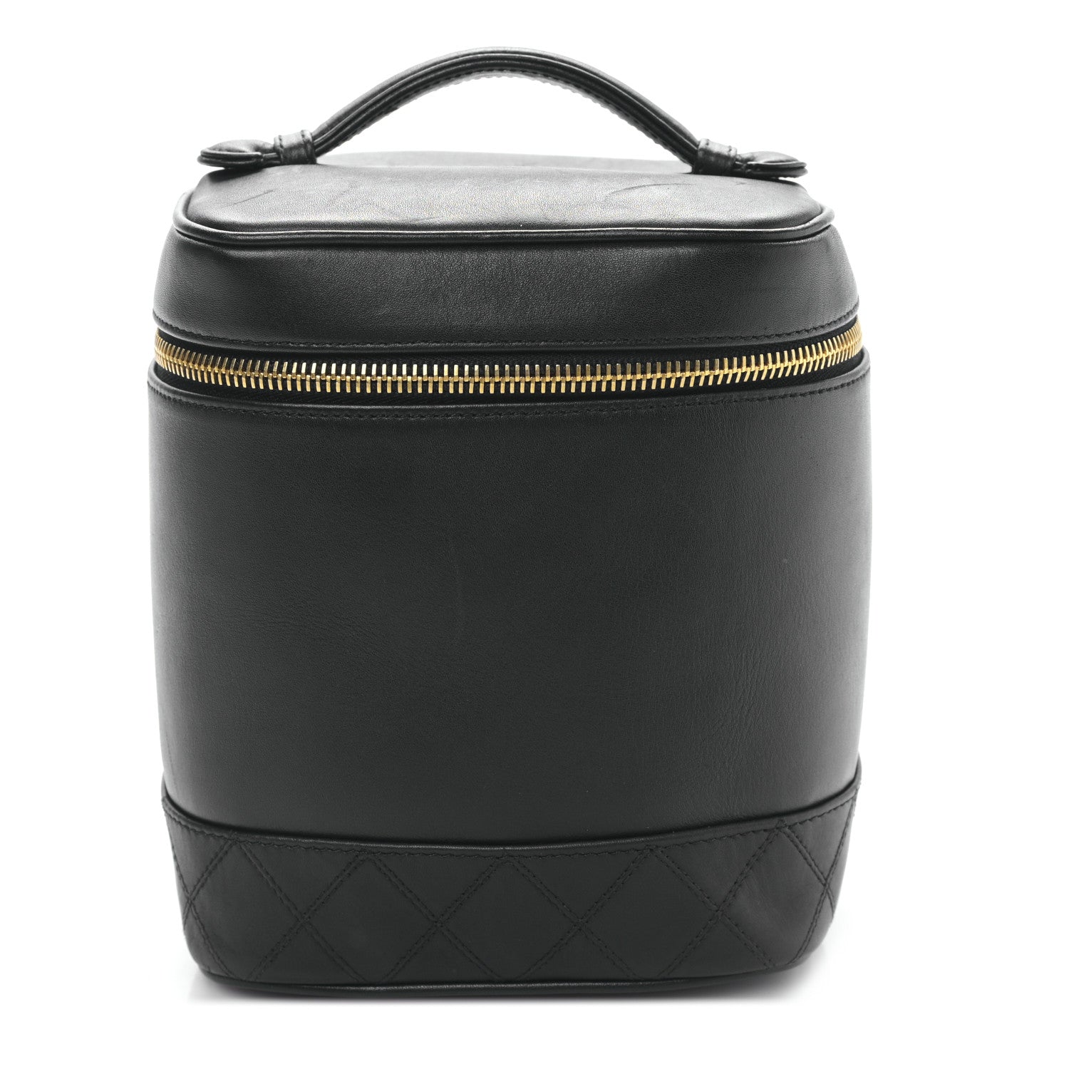 Chanel Lambskin Vanity Cosmetic Case Black 1 of 11