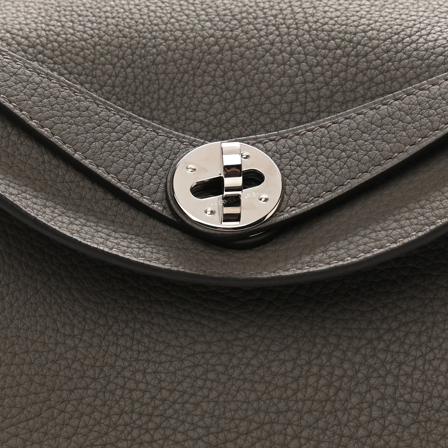 Hermes Taurillon Clemence Lindy 30 Etain 7 of 11