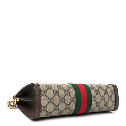 Gucci GG Supreme Monogram Web Small Ophidia Chain Shoulder Bag Brown 4 of 10