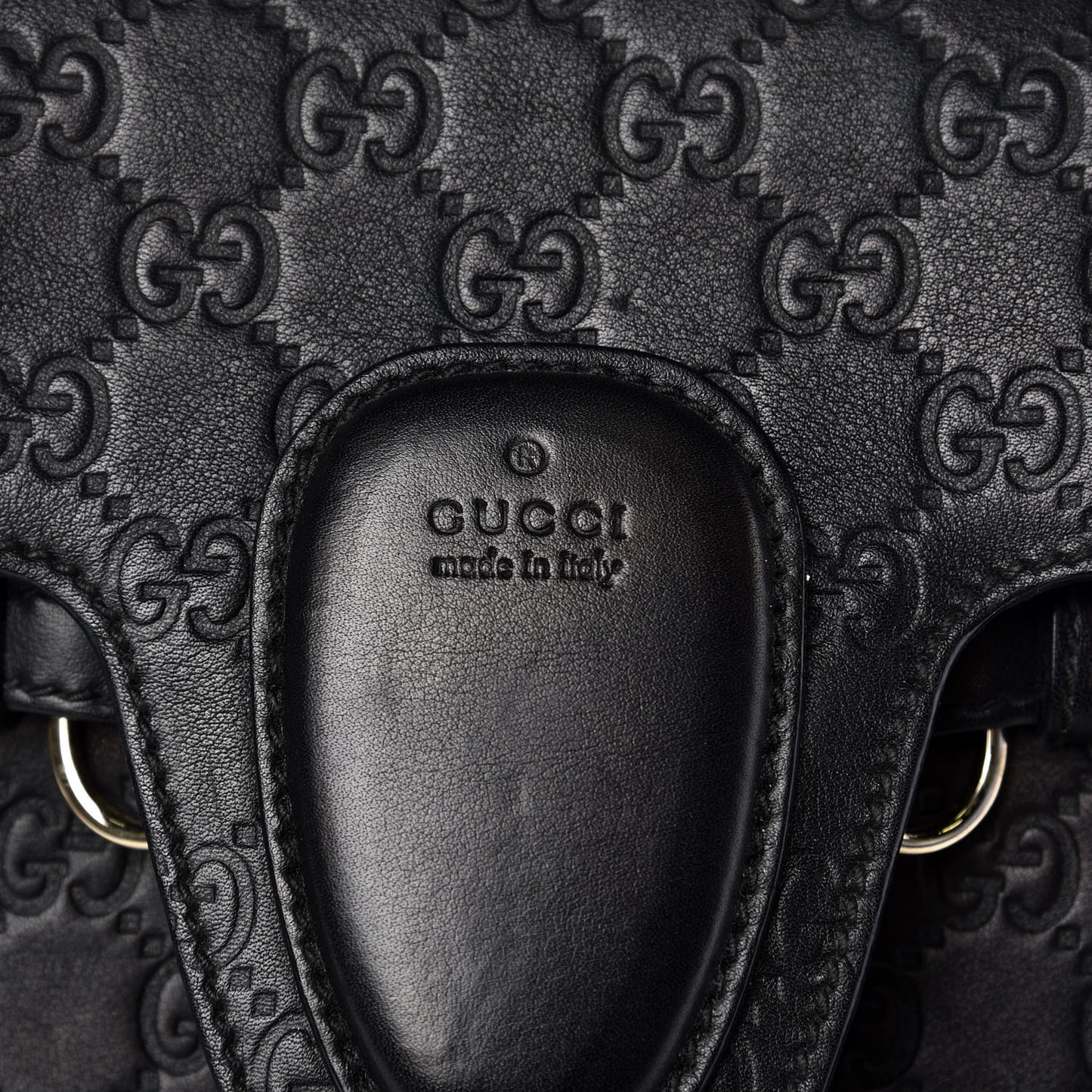 Guccissima Large Emily Chain Shoulder Bag Black