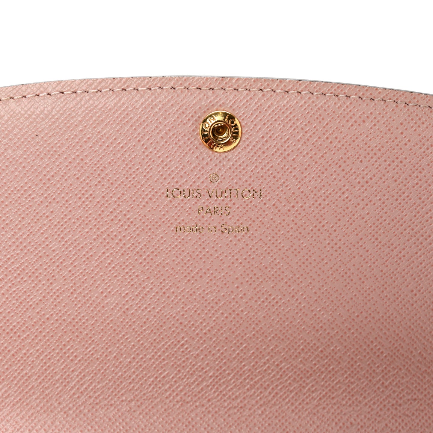 Damier Ebene Emilie Wallet Rose Ballerine