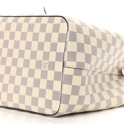 Louis Vuitton Damier Azur Neonoe MM Eau De Rose 8 of 8