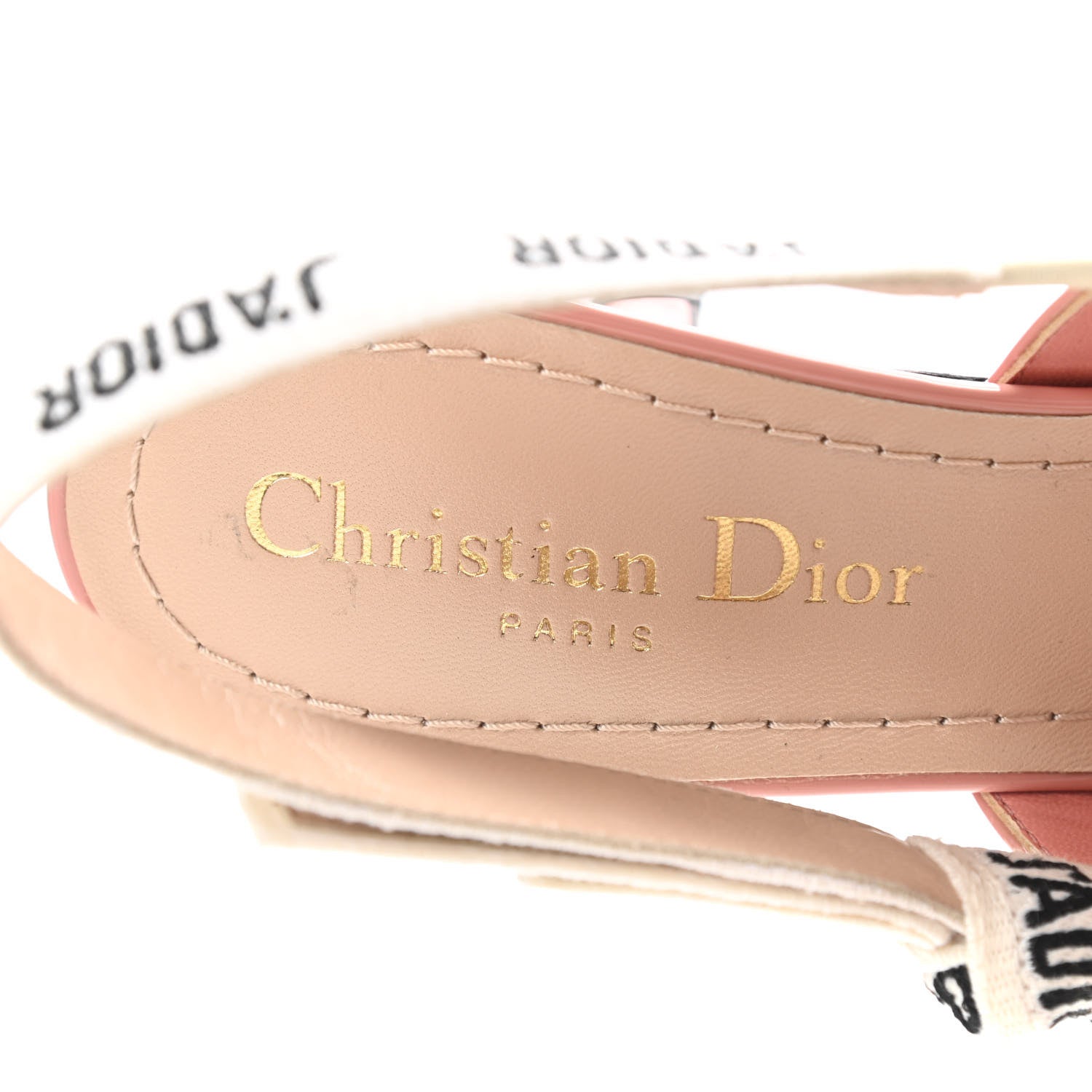 Christian Dior Patent Ribbon J'Adior Slingback 65mm Pumps 35 Pink 6 of 8