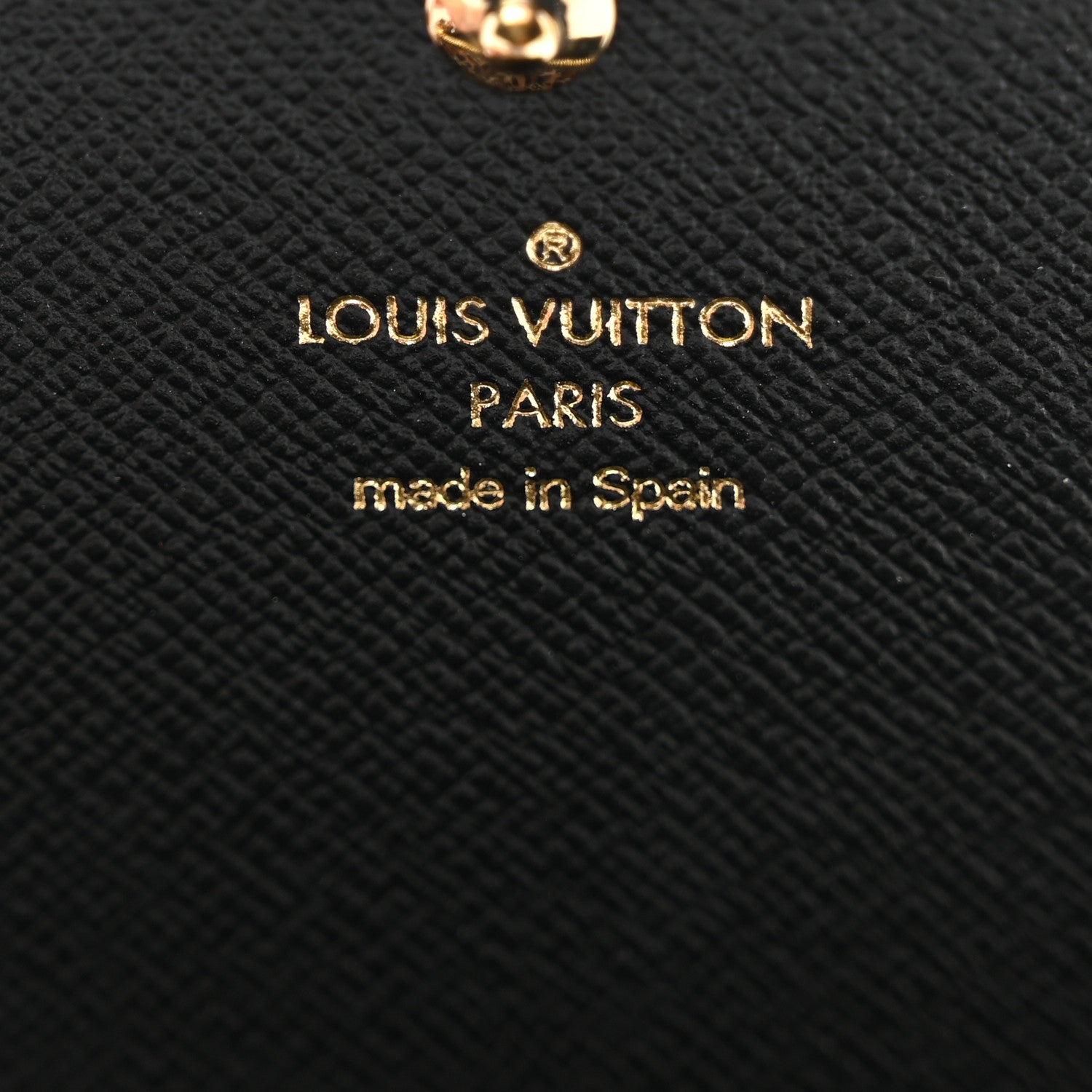 Louis Vuitton Monogram Giant Jungle Sarah Wallet Black 6 of 7