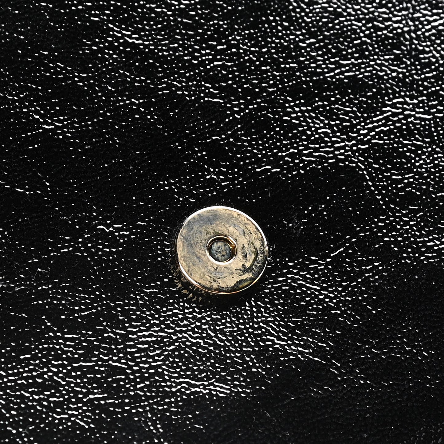 Textured Patent Monogram Large Belle De Jour Clutch Black