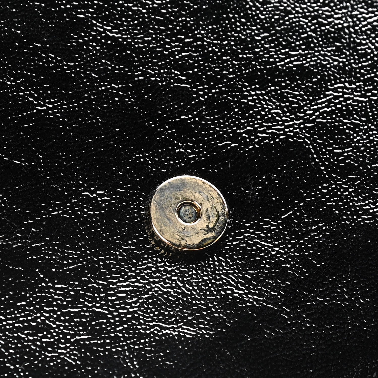 Saint Laurent Textured Patent Monogram Large Belle De Jour Clutch Black 12 of 13