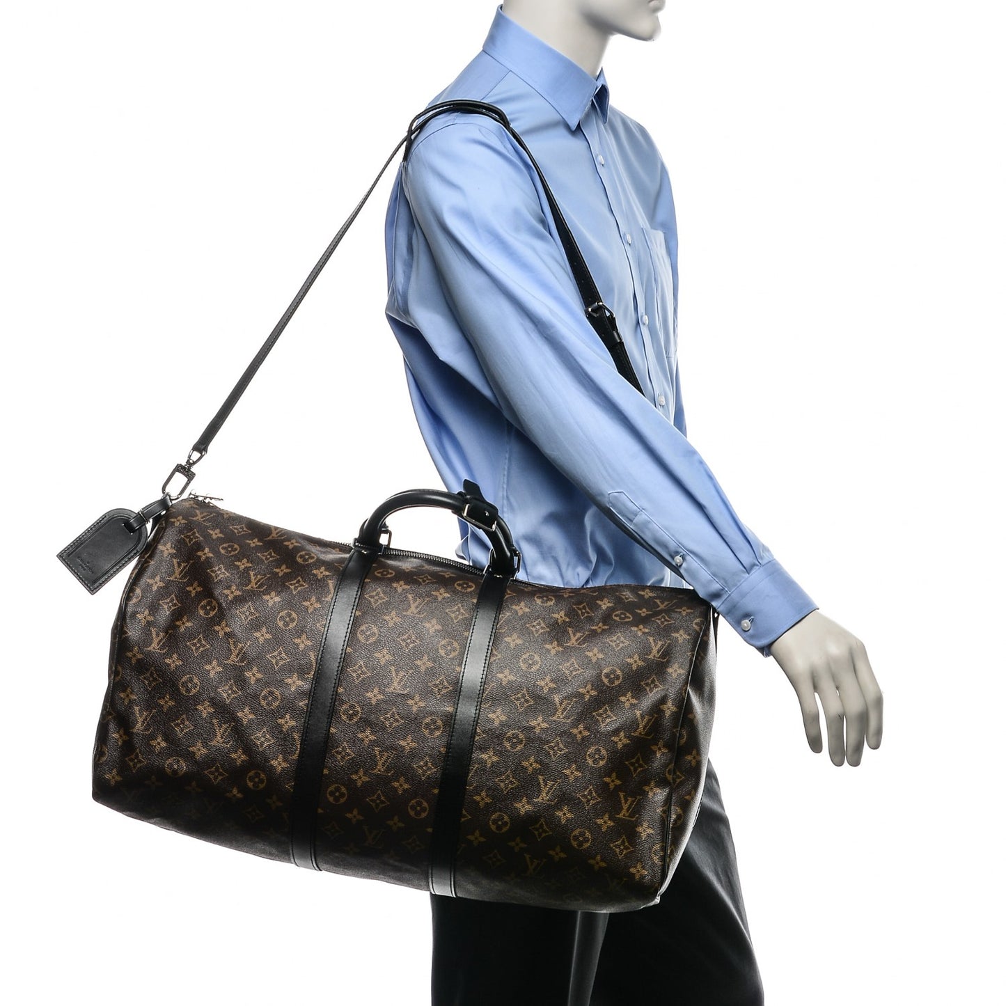 Monogram Macassar Keepall Bandouliere 55