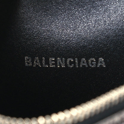 Balenciaga Metallic Textured Calfskin XS Everyday Camera Bag with Handle Black 6 of 10