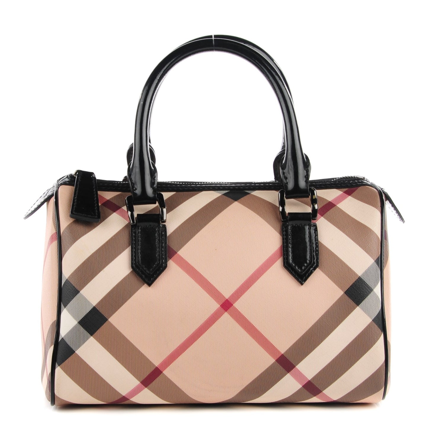 Nova Check Small Chester Bowling Bag Black
