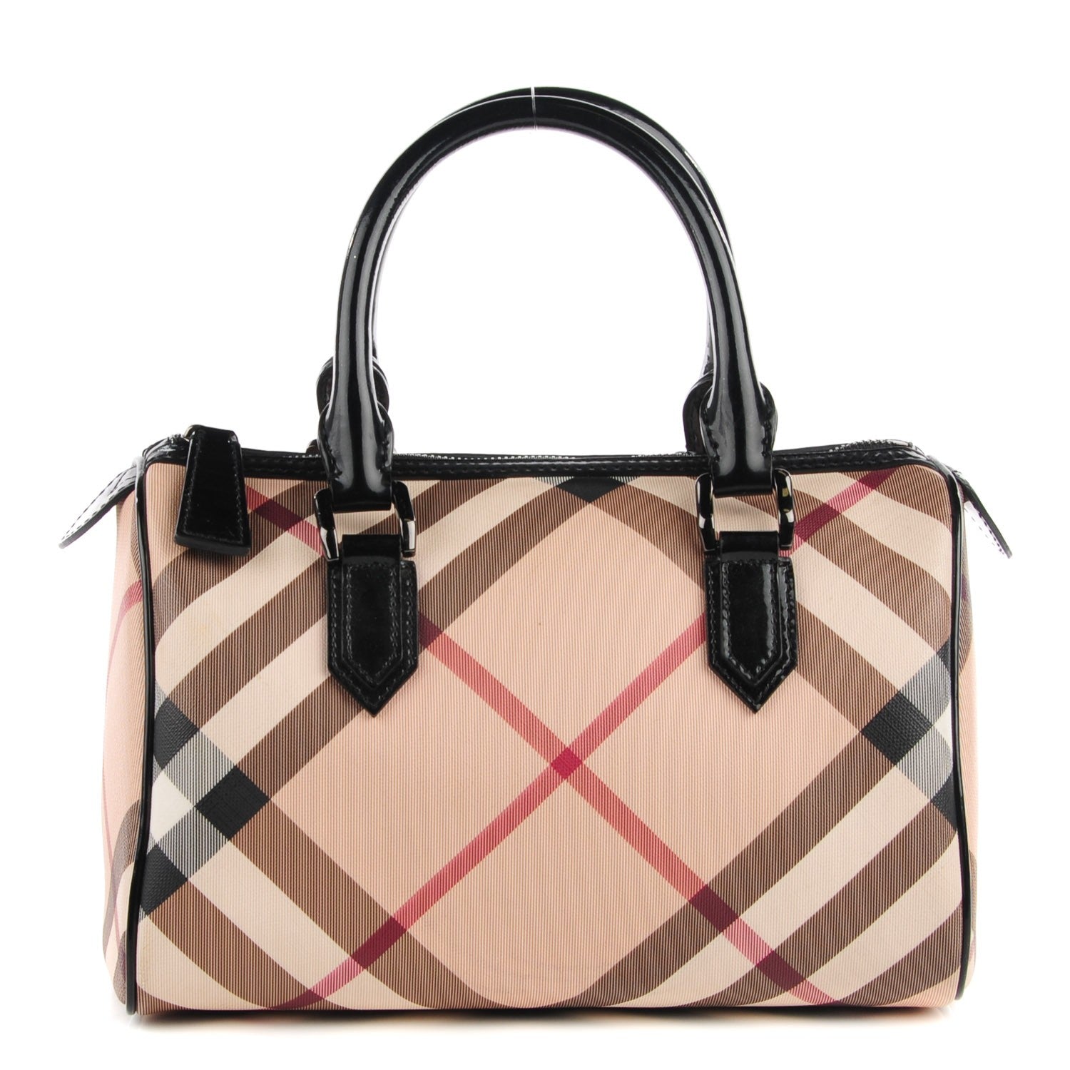 Burberry Nova Check Small Chester Bowling Bag Black 1 of 9