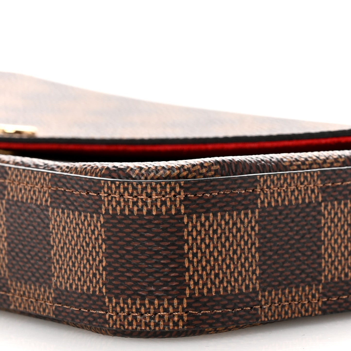 Damier Ebene Pochette Felicie Chain Wallet