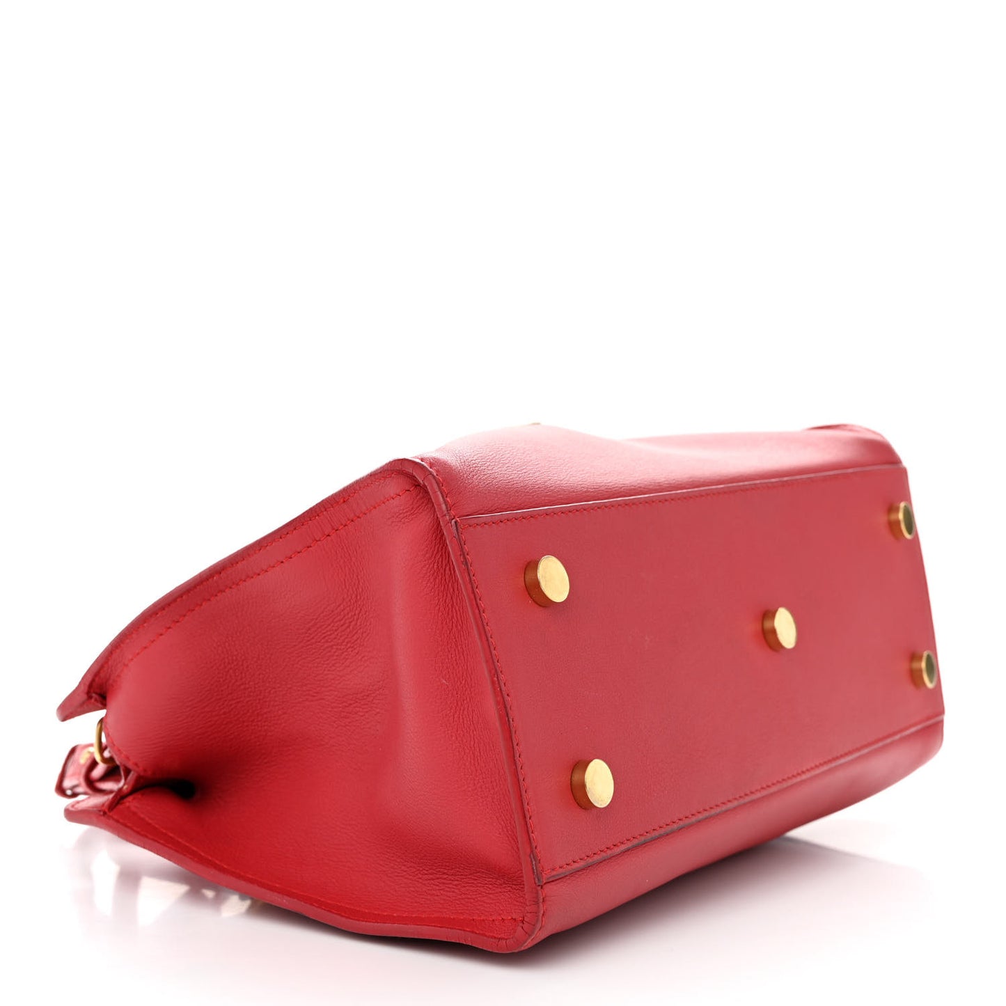 Calfskin Baby Monogram Cabas Red