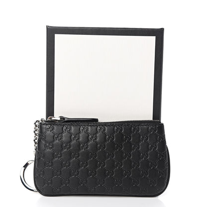 Gucci Microguccissima Key Ring Coin Case Black 7 of 7