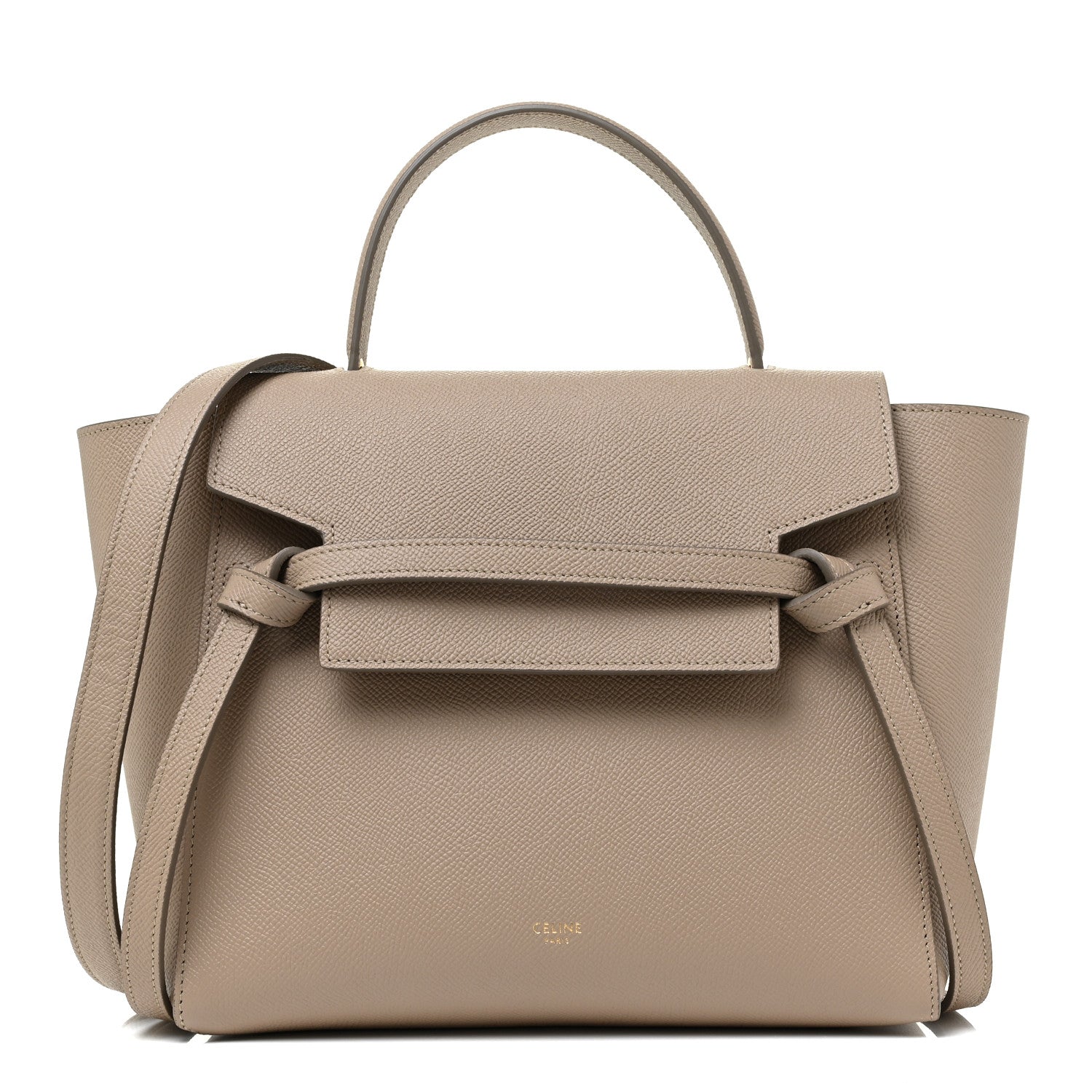 Celine Grained Calfskin Micro Belt Bag Light Taupe 1 of 15
