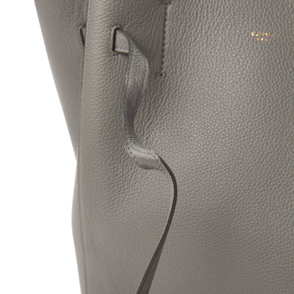 Celine Soft Grained Calfskin Small Belt Cabas Phantom Grey 11 of 12
