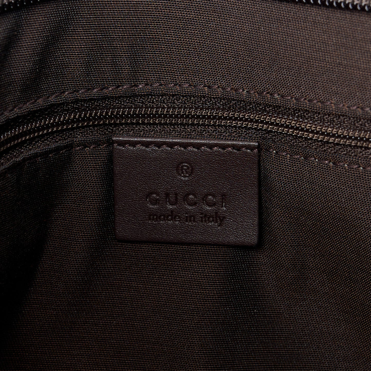GG Plus Monogram Medium Flat Messenger Bag Dark Brown