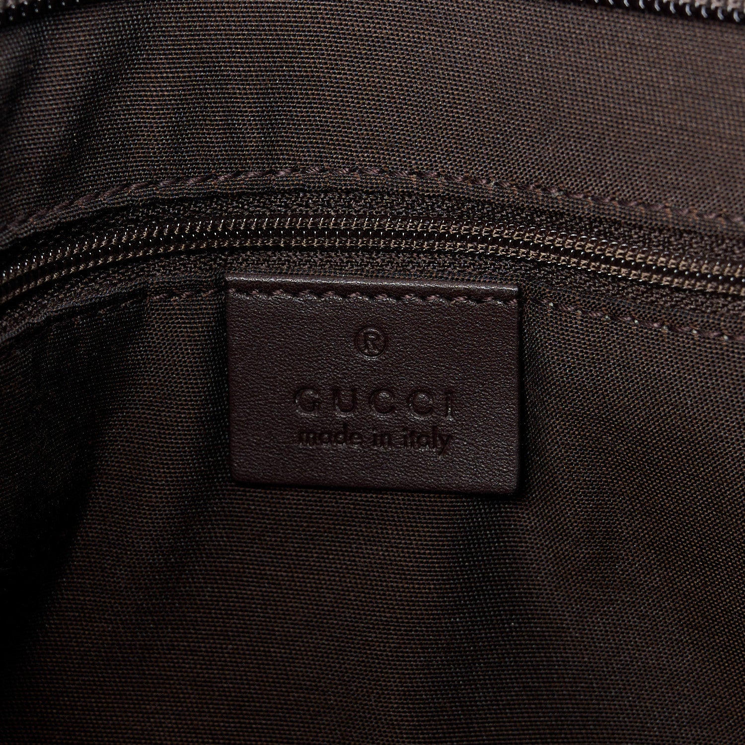 Gucci GG Plus Monogram Medium Flat Messenger Bag Dark Brown 7 of 13