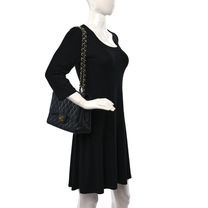 Chanel Caviar Quilted Jumbo Single Flap Black 2 of 11