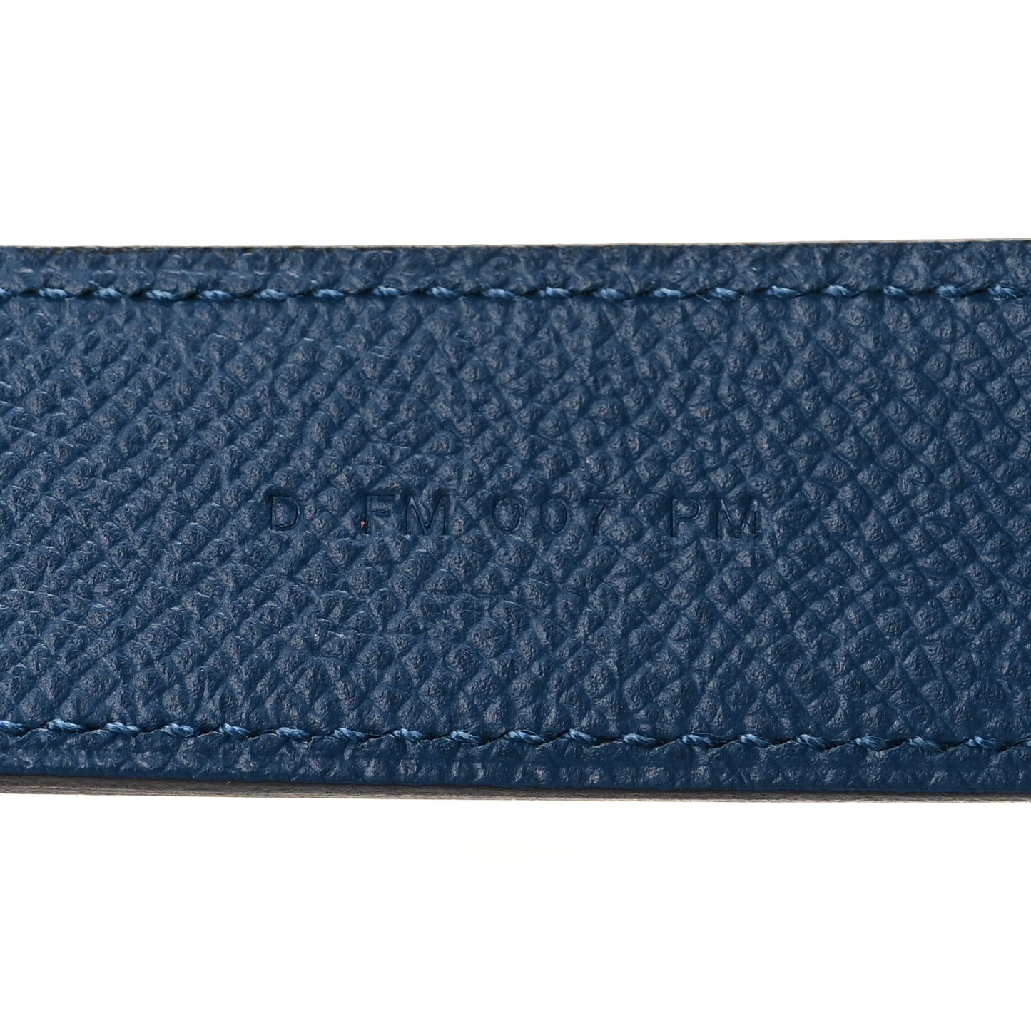 Epsom 30mm Tressage Au Galop Shoulder Strap Deep Blue Vert Bosphore