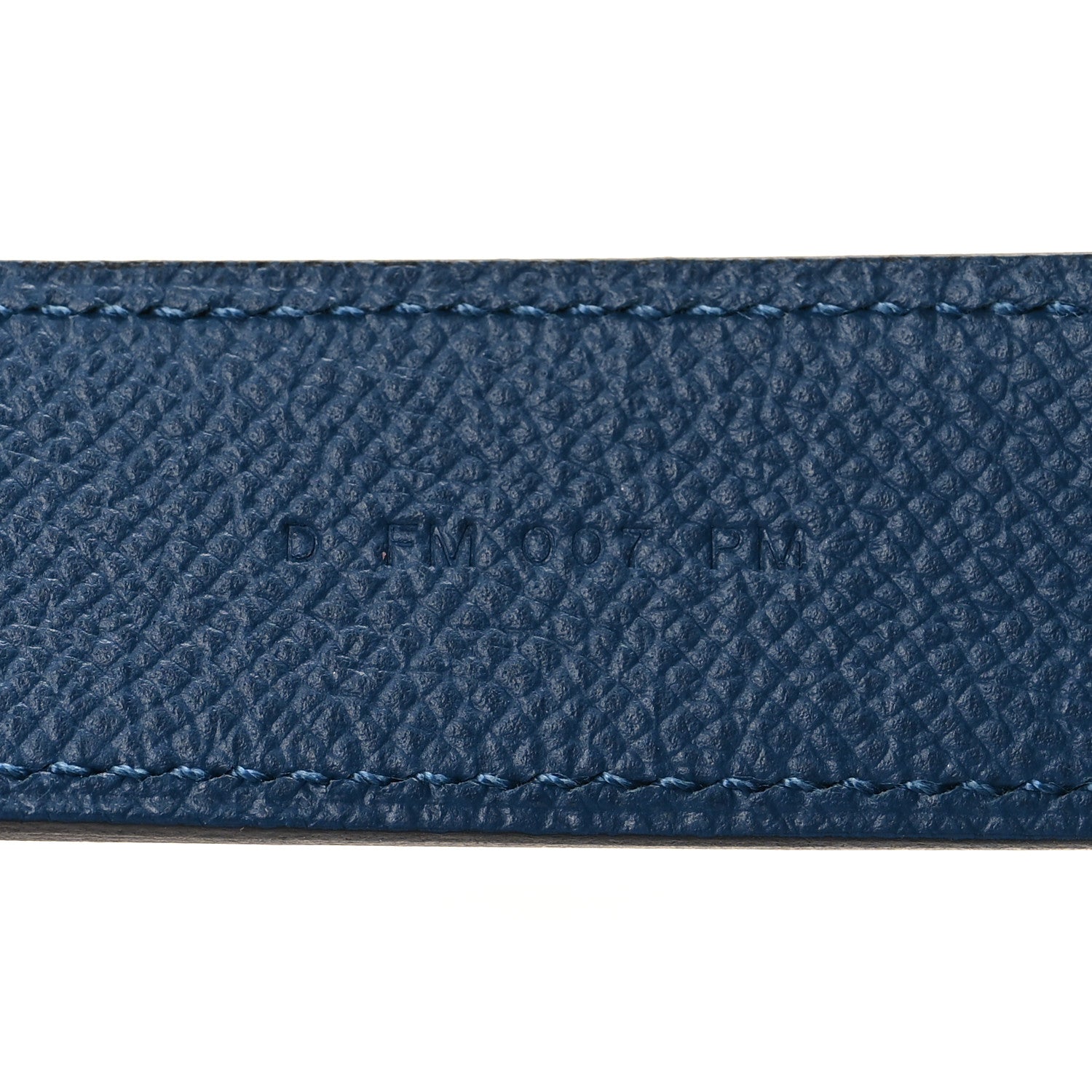 Hermes Epsom 30mm Tressage Au Galop Shoulder Strap Deep Blue Vert Bosphore 5 of 5