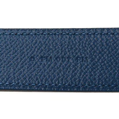 Hermes Epsom 30mm Tressage Au Galop Shoulder Strap Deep Blue Vert Bosphore 5 of 5