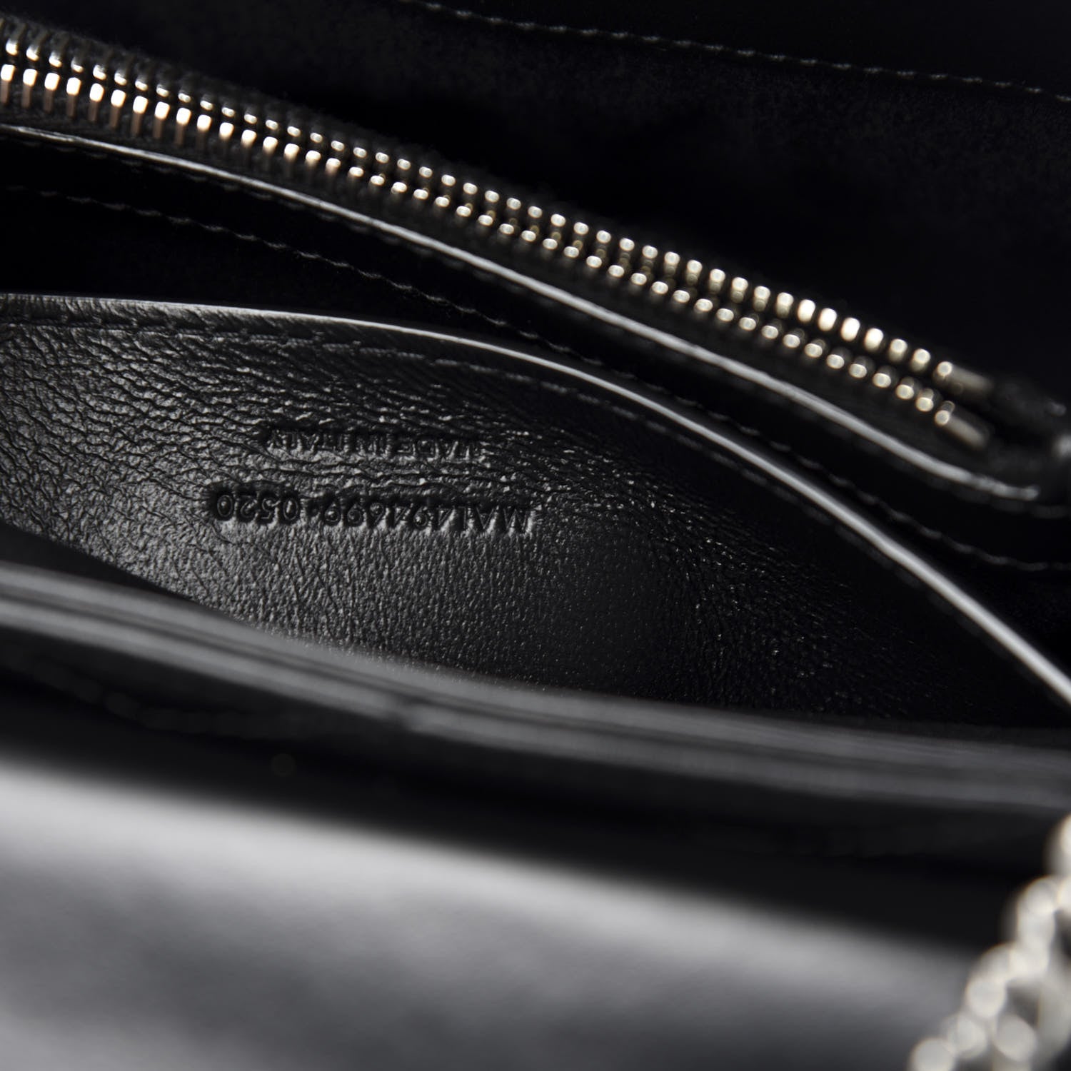 Saint Laurent Calfskin Y Quilted Monogram Small Loulou Chain Satchel Black 10 of 11