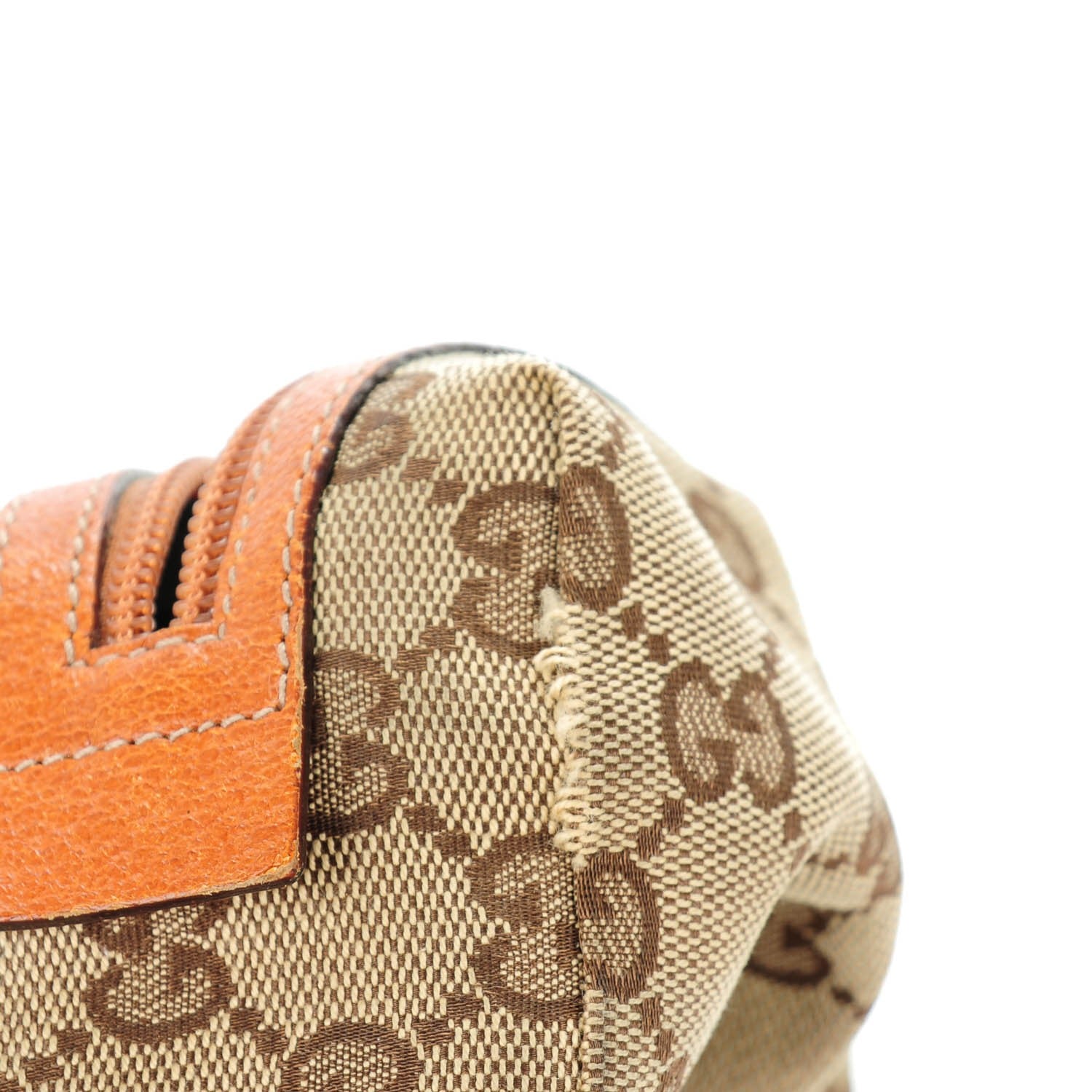 Gucci Monogram Small Cosmetic Case Tan 8 of 8
