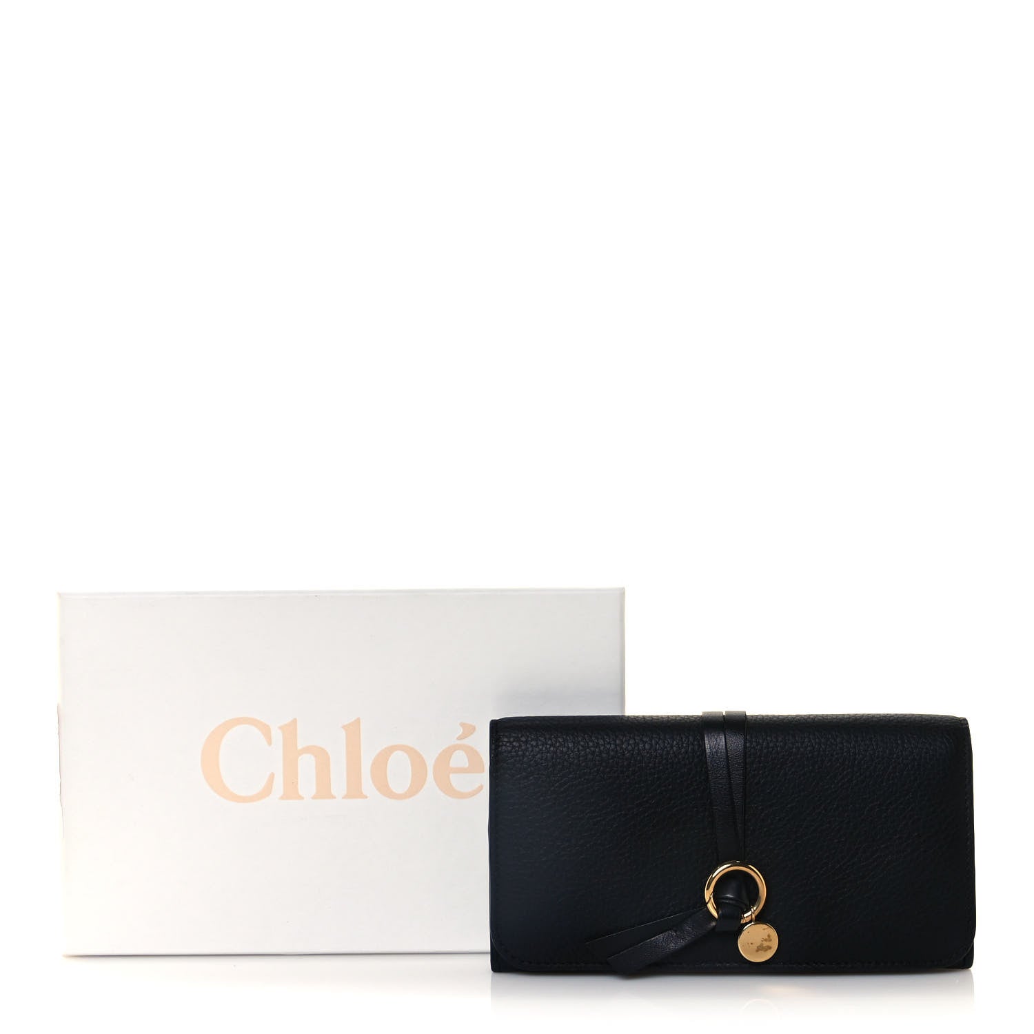 Chloe Smooth Calfskin Alphabet Long Wallet Black 12 of 12
