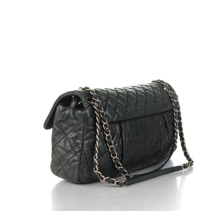 Chanel Iridescent Calfskin Large Chic Quilt Flap Black 3 of 8