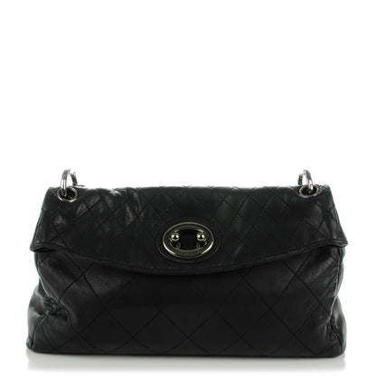 Chanel Lambskin Quilted New Lock Flap Black 1 of 7