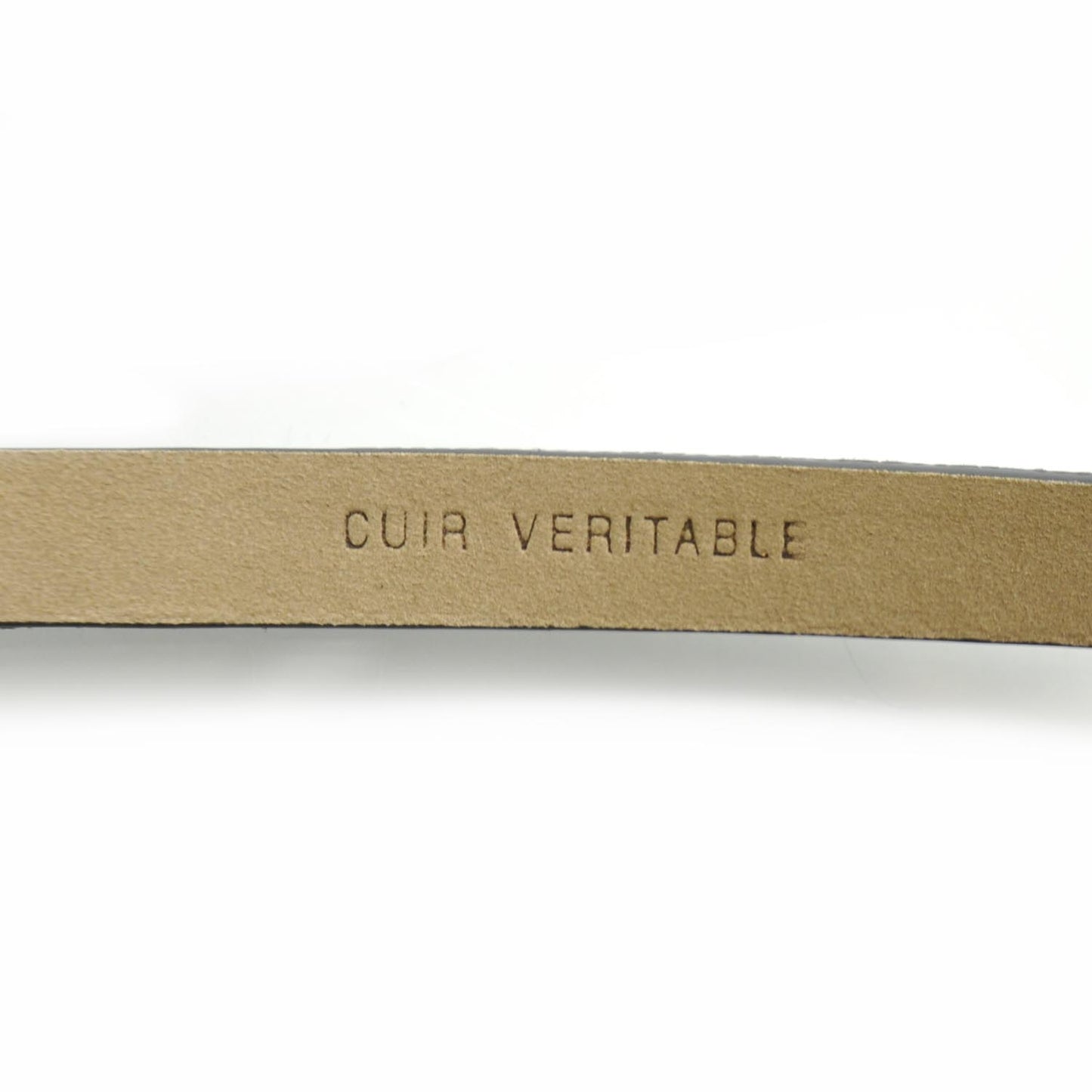 Crystal Skinny Belt Metallic Black