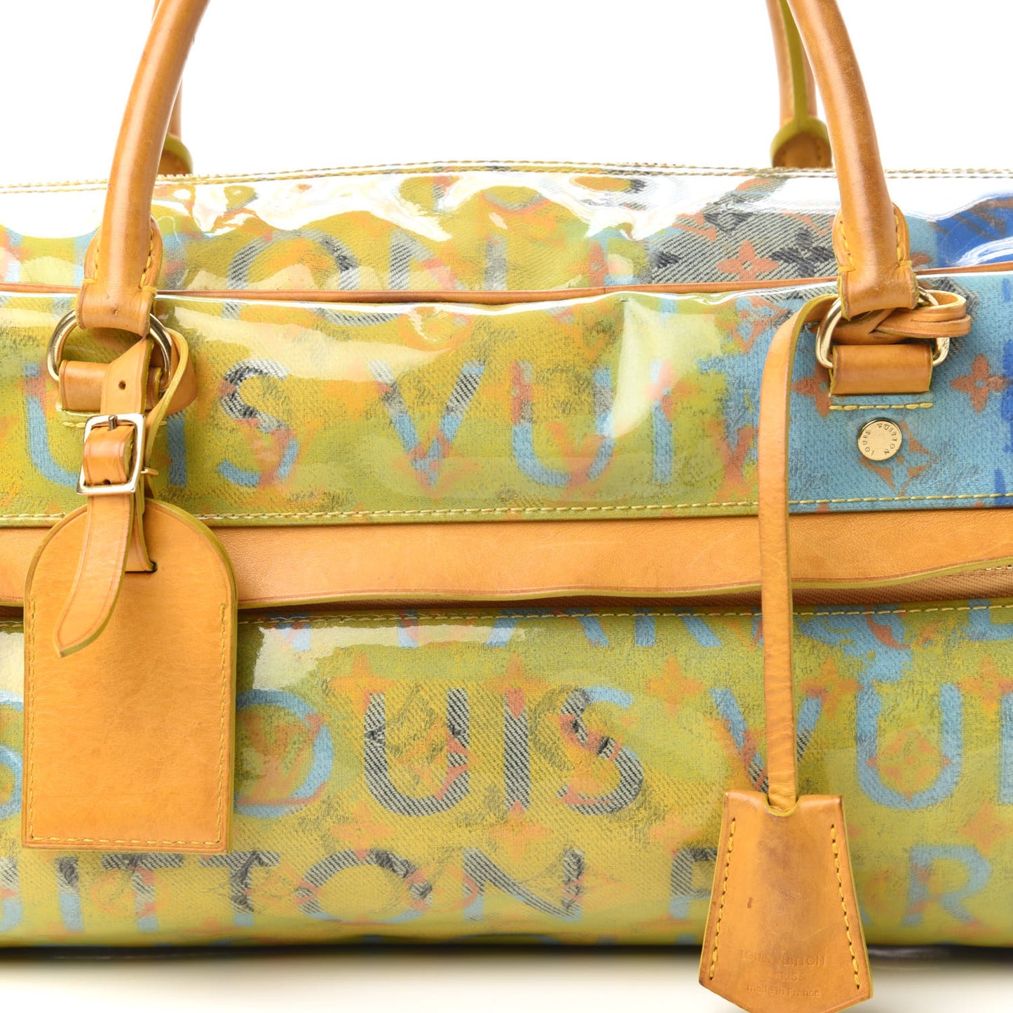 Monogram Pulp Defile Weekender PM Yellow