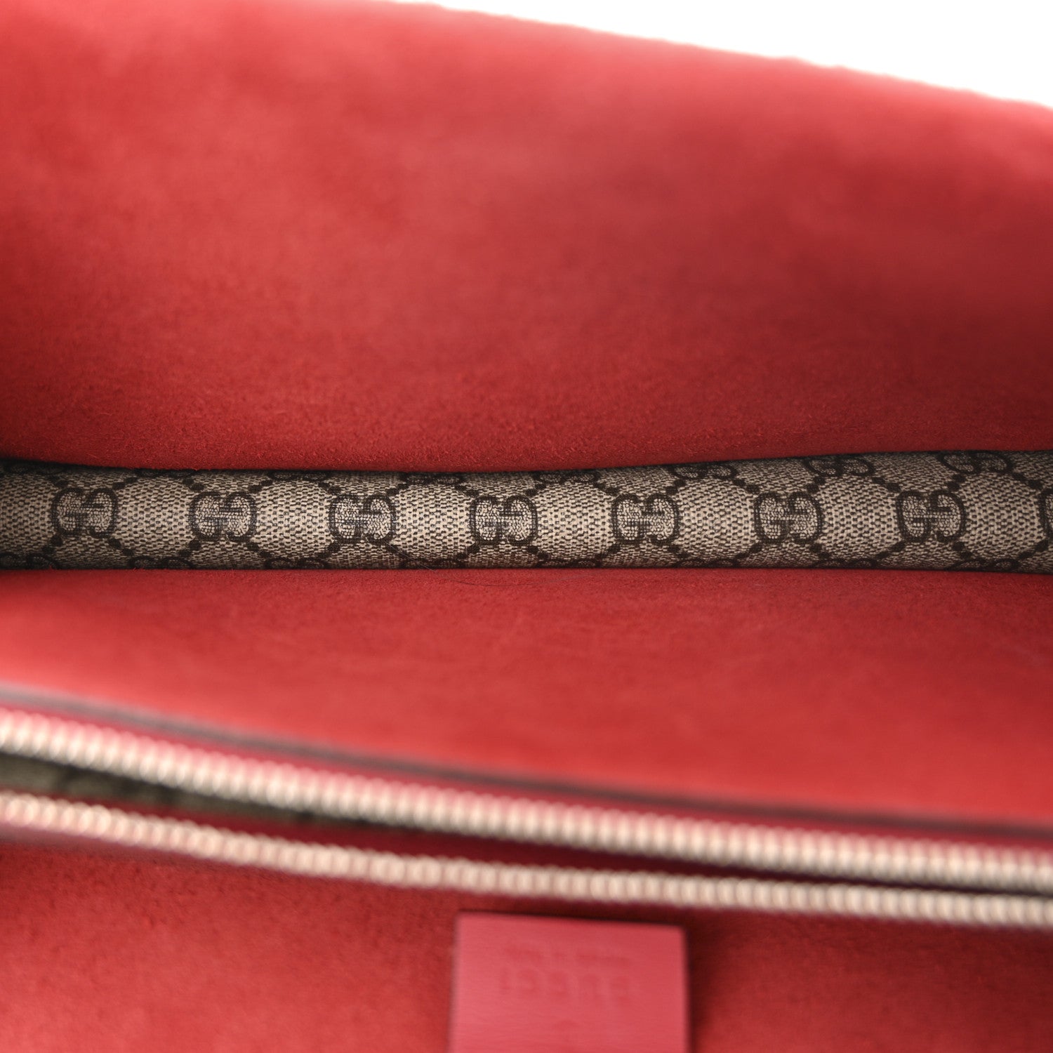 Gucci GG Supreme Monogram Small Dionysus Shoulder Bag Red 6 of 11
