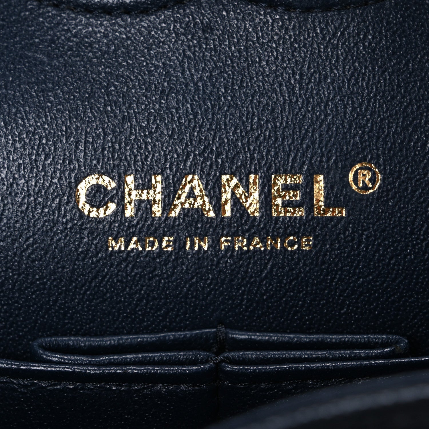 Chanel Caviar Quilted Medium Double Flap Navy 5 of 9