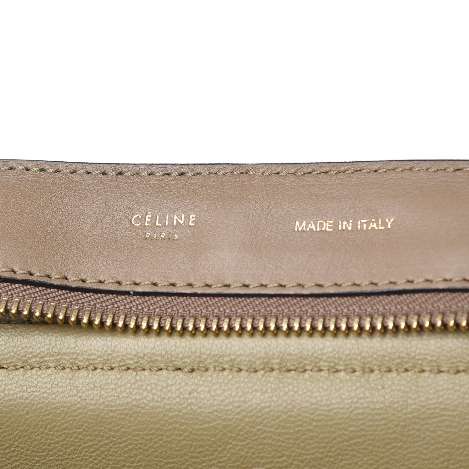 Celine Calfskin Suede Tri-color Small Trapeze 7 of 10