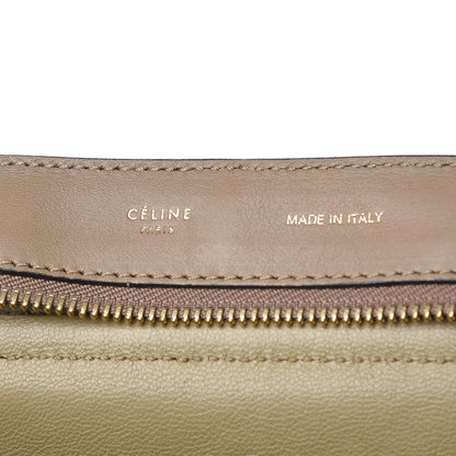 Celine Calfskin Suede Tri-color Small Trapeze 7 of 10