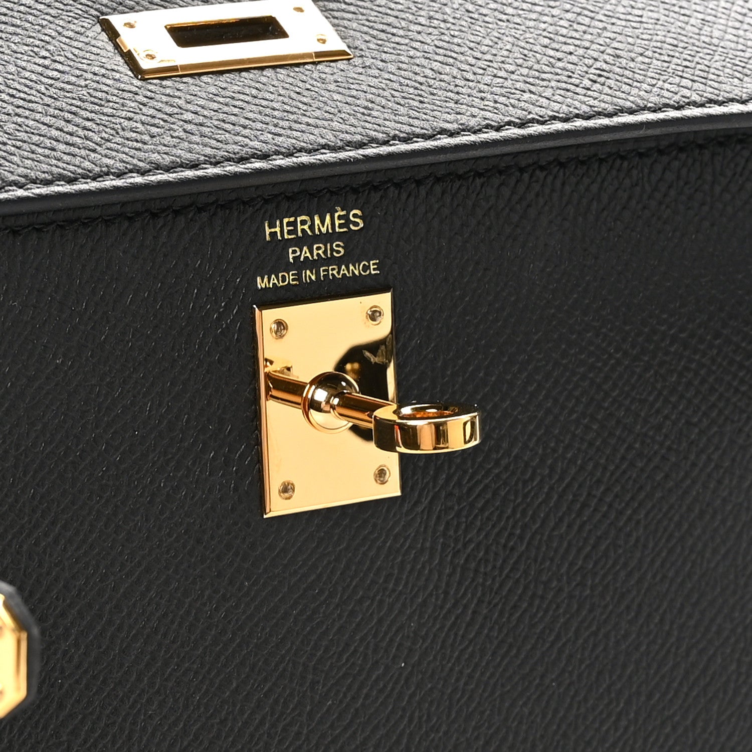 Hermes Epsom Kelly Sellier 25 Black 7 of 11