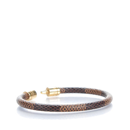 Louis Vuitton Damier Ebene Keep It Bracelet 17 3 of 5
