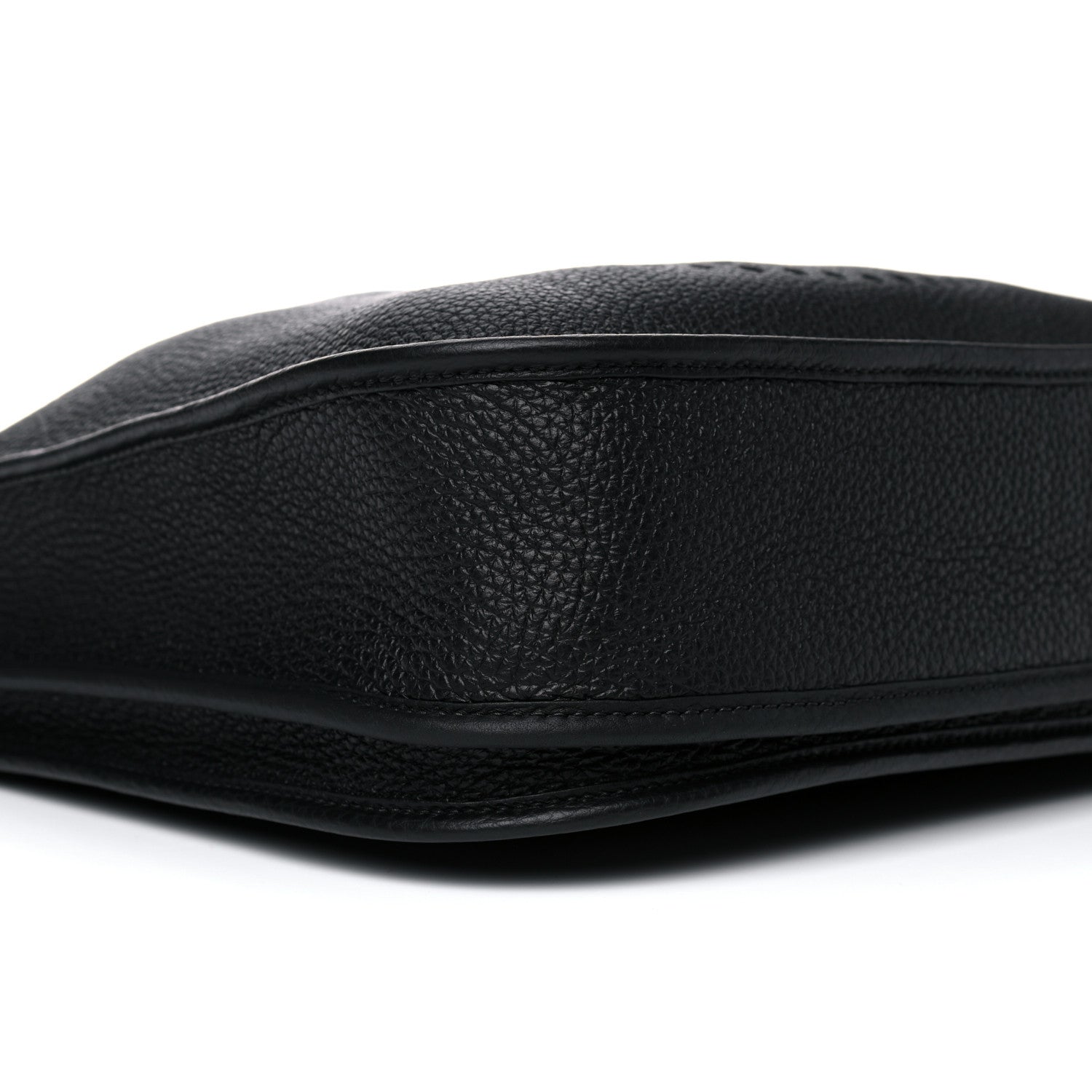 Hermes Taurillon Clemence Amazone Evelyne III PM Black White 8 of 11