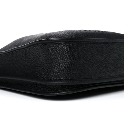 Hermes Taurillon Clemence Amazone Evelyne III PM Black White 8 of 11