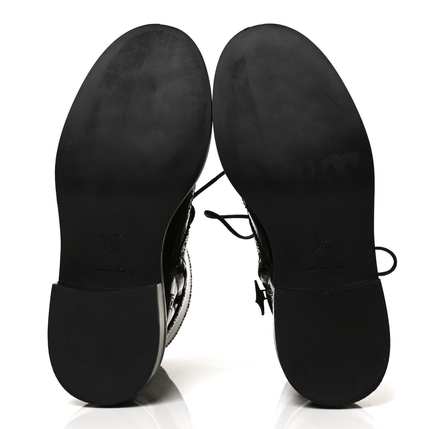 Louis Vuitton Glazed Calfskin Midtown Ankle Boots 36 Black 7 of 9
