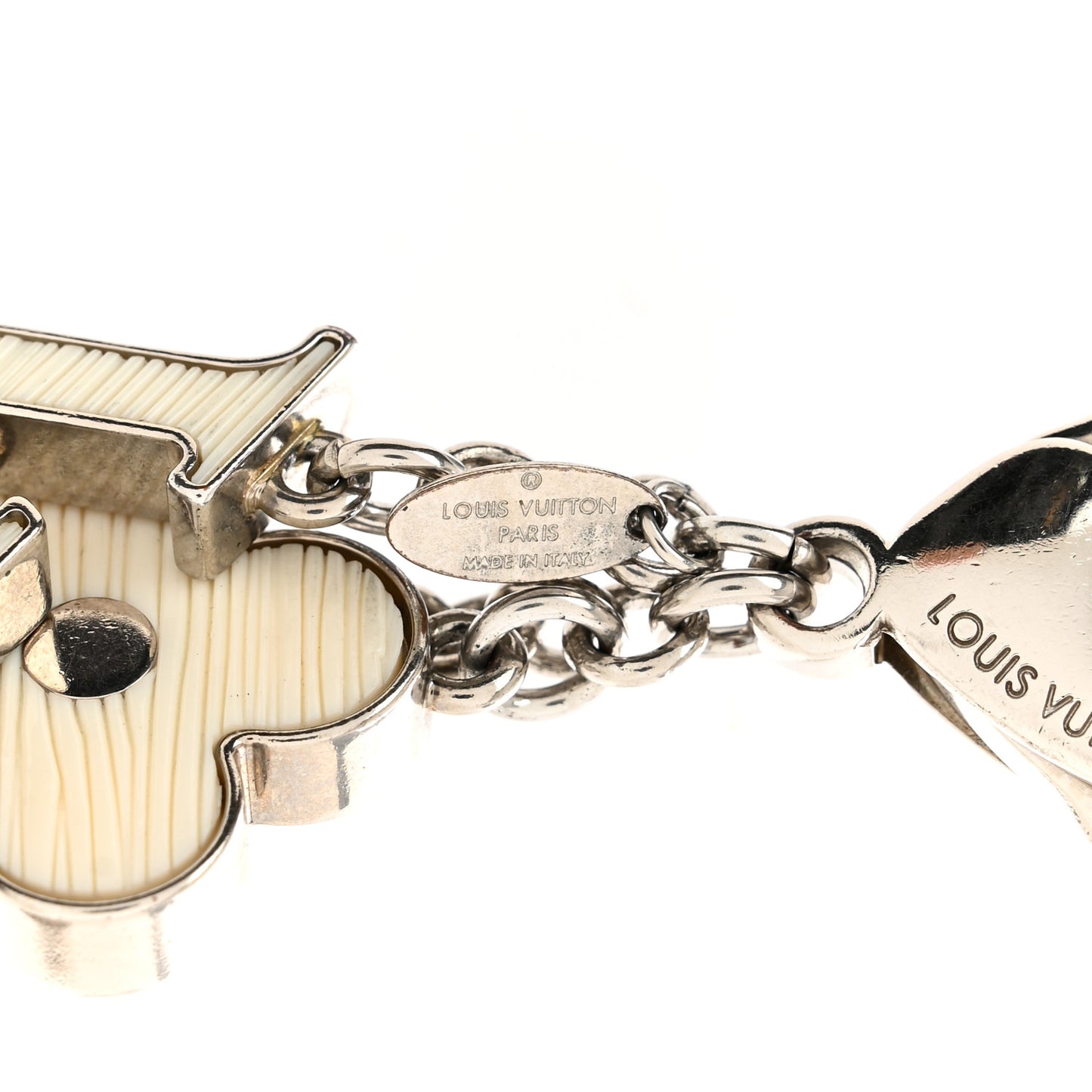 Fleur d Epi Bag Charm Ivory