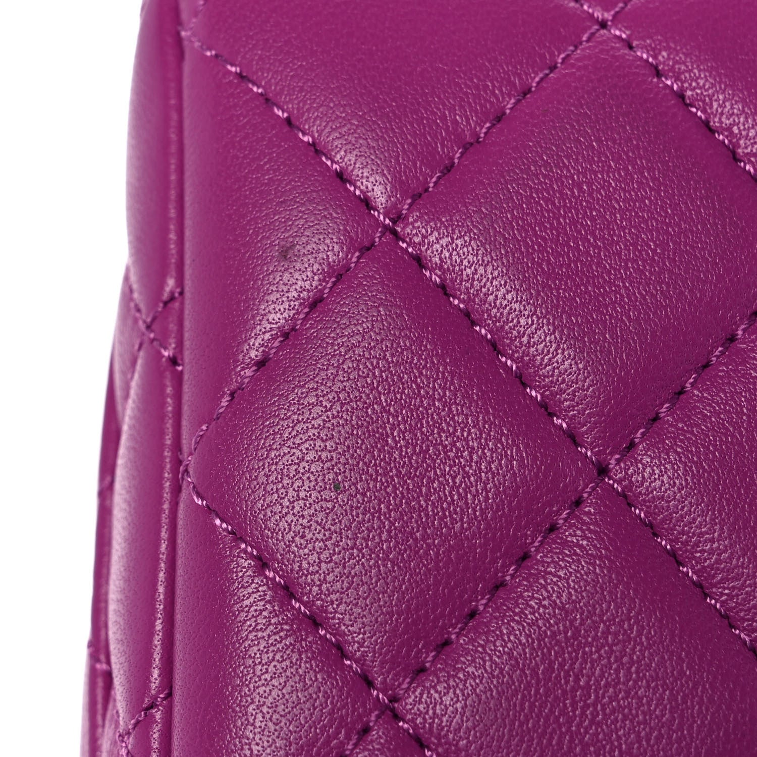 Chanel Lambskin Quilted Mini Pearl Crush Flap Purple 9 of 10
