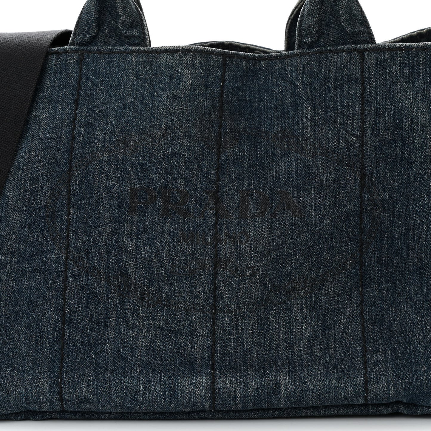 Denim Canapa Logo Tote Avio
