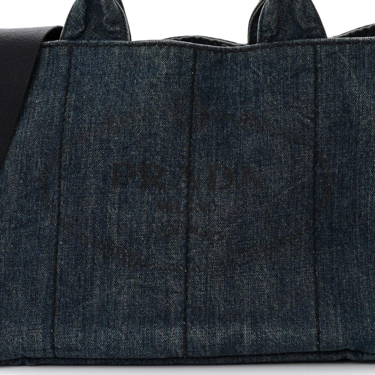 Prada Denim Canapa Logo Tote Avio 8 of 13