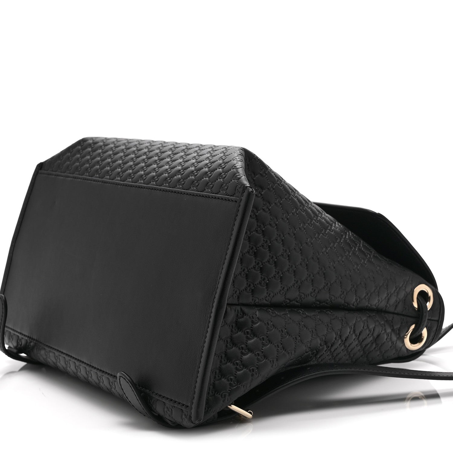 Gucci Microguccissima Drawstring Backpack Black 11 of 11