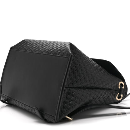 Gucci Microguccissima Drawstring Backpack Black 11 of 11